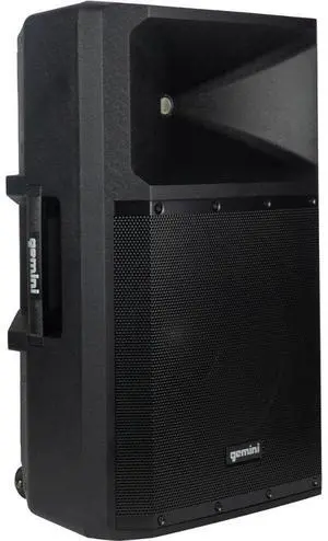 Gemini Sound GSP-2200: Elite 2200W 15" Active DJ PA Speaker with Bluetooth Stereo, Integrated 3-Channel Mixer, and Durable Design  Ideal for Music Hobbyists and Part-Time DJs