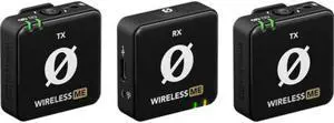 RODE Wireless ME Dual Compact Digital Wireless Microphone System (2.4 GHz, Black)