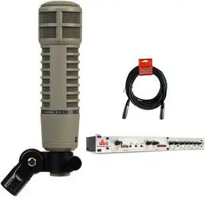 Electro-Voice RE20 Broadcast Announcer Microphone with Variable-D Bundle with Microphone Preamp/Channel Strip and XLR- XLR Cable