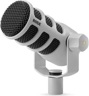 RODE Microphone RODE  PodMic Dynamic Podcasting Microphone (White)