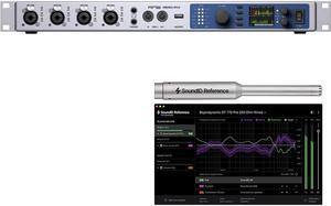 RME Fireface UFX III 188-Channel Audio Interface with USB 3.0 Bundle with SONARWORKS SoundID Reference Speaker and Headphone Calibration Software with Measurement Microphone