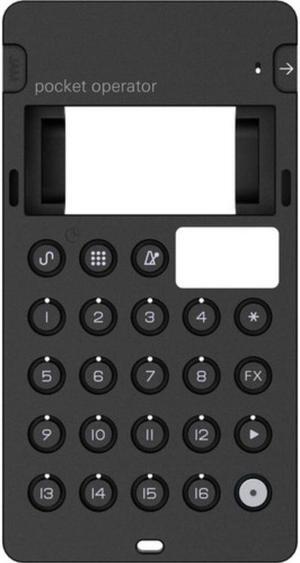 teenage engineering CA-X Silicone Pro Case for Pocket Operator PO-32 (Black)
