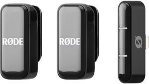 RODE Wireless Micro 2-Person Ultracompact Wireless Microphone System with USB-C Connector (2.4 GHz, Black)