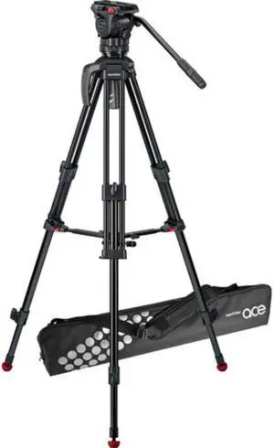 Sachtler 75/2 Mark II Aluminum Tripod System with Ace M Head & Mid-Level Spreader