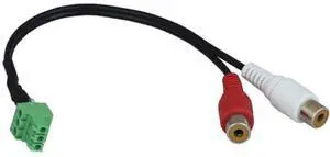 AVPro Edge Euroblock 3-Pin to 2-Channel RCA Audio-Extraction Cable AVPro Edge Euroblock 3-Pin to 2-Channel RCA Audio-Extraction Cable