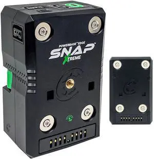 Core SWX Powerbase Edge SNAP Xtreme Smart-Stacking Battery (98Wh) Bundle with Core SWX Snap It V-Mount Conversion Plate