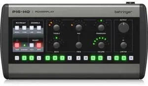 Behringer P16-HQ 16-Channel Personal Monitoring Mixer (4 Pack) Bundle with Behringer Mounting Bracket for P16-M (4 Pack)