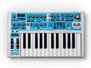 Novation Bass Station II Swifty Edition  Limited-Edition Paraphonic Analogue Bass Synthesiser with 60 New Artist Patches, AFX Mode, USB Powered, Dual Oscillators, Filters, and a Unique Colorway