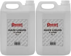Antari HZL-4 Oil-Based Haze Liquid for Haze Machines (4 Liters) (Pair)