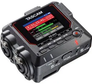 TASCAM FR-AV2 Compact 32-bit Float Field Recorder and Timecode Generator with Mixer