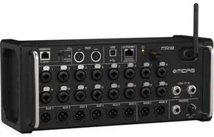 Midas MR18 18-Input Digital Mixer for iPad/Android Tablets with Wi-Fi and USB Audio Interface