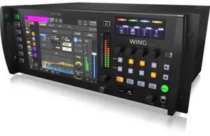 Behringer WING RACK 48-Channel / 28-Bus Full-Stereo Digital Mixing Console (Pro Black, 4 RU)
