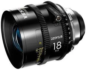 DZOFILM Vespid 2 18mm T1.9 Cinema Prime Lens Full-Frame PL Mount Manual Focus Lens for Professional Filmmaking DZOFILM Vespid 2 18mm T1.9 Cinema Prime Lens Full-Frame PL Mount Manual Focus Lens for Professional Filmmaking