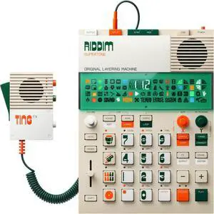 teenage engineering EP-40 RIDDIM Sampler Composer + EP-2350 TING Handheld Microphone Launch Kit