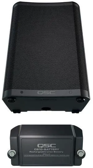 QSC CB10 Battery-Powered 10" Portable Loudspeaker Bundle with QSC CB10 Battery (4400mAh) QSC CB10 Battery-Powered 10" Portable Loudspeaker Bundle with QSC CB10 Battery (4400mAh)
