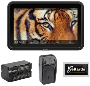 Atomos Shinobi 7 II 4K HDMI HDR Monitor with Camera Control Bundle with Watson NP-F770 Battery Pack (7.4V, 4400mAh), Watson Compact AC/DC Charger for L & M Series Batteries and Screen Cleaning Wipes Atomos Shinobi 7 II 4K HDMI HDR Monitor with Camera Control Bundle with Watson NP-F770 Battery Pack (7.4V, 4400mAh), Watson Compact AC/DC Charger for L & M Series Batteries and Screen Cleaning Wipes