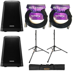 Mackie Thrash15v2 15 1300W Loudspeaker (2 Packs) Bundle with Stand & 20' XLR Cable (2 Packs) Mackie Thrash15v2 15 1300W Loudspeaker (2 Packs) Bundle with Stand & 20' XLR Cable (2 Packs)