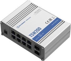 Teltonika TSW200000050 TSW200 Industrial Unmanaged PoE+ Switch New Sealed