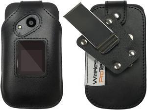 Sonim XP3 Genuine Leather D-Ring Belt Clip for Sonim XP3 XP3800 Wireless ProTECH
