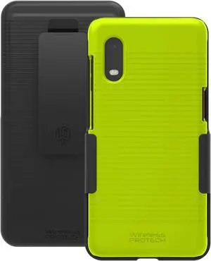 Wireless ProTech Slim Protective Hard Shell Case and Holster Combo for Samsung Galaxy XCover Pro SM-G715