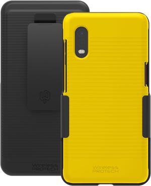 Wireless ProTech Slim Protective Hard Shell Case and Holster Combo for Samsung Galaxy XCover Pro SM-G715