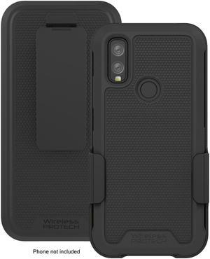 Kyocera DuraSport 5G C6930 Case and Holster Combo. Heavy Duty Rotating Belt Clip Holster and Rugged Flexible TPU Case Combo
