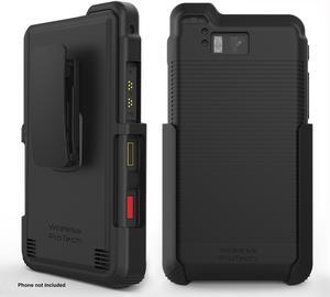 Sonim XP8 Case, Swivel Belt Clip Holster and Flex Skin TPU Shell Combo for phone model XP8800 by Wireless ProTECH