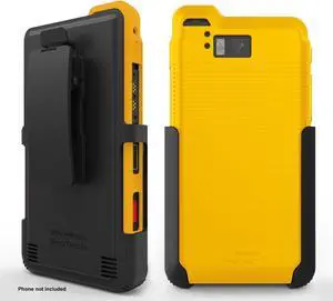 Sonim XP8 Case, Swivel Belt Clip Holster and Flex Skin TPU Shell Combo for phone model XP8800 by Wireless ProTECH