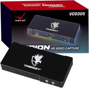Digifast Orion, Full HD 1080p@60Hz, Plug and Play, Highly Compatible, Live Streaming and Recording Video Capture Device with Zero added Delay
