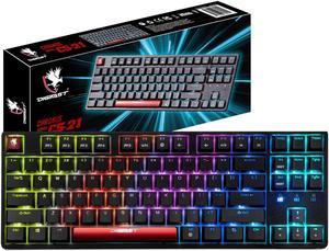 DIGIFAST Mechanical RGB Tenkeyless Gaming Chronus Series Keyboard with Cherry MX Switches - Red Axis
