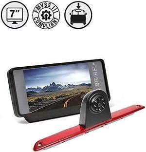 Sprinter Backup Camera, 7" Replacement Mirror Monitor, Sprinter Mounting Pin, 33ft Cable