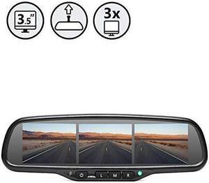 G-Series Rear View Replacement Mirror Monitor with Two 4.3" Displays