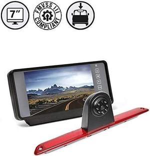 Sprinter Backup Camera, 7" Clip-on Mirror Monitor, 33ft Cable