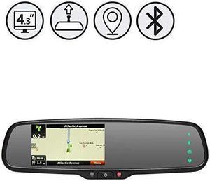 G-Series Rear View Replacement Mirror Monitor with Navigation and Bluetooth