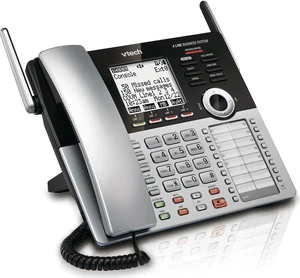 Vtech (CM18445) DECT 6.0 Corded 4-Line Phone with Answering Machine & Caller ID Vtech (CM18445) DECT 6.0 Corded 4-Line Phone with Answering Machine & Caller ID