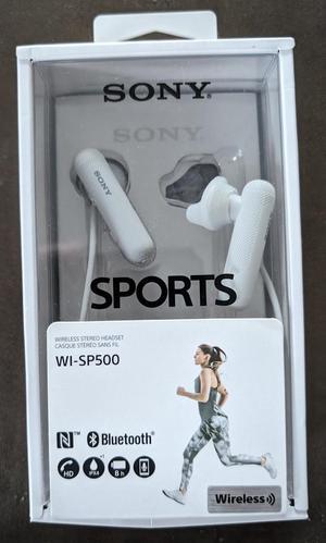 Sony WI-SP500 In-Ear Bluetooth Headphones With Mic  Workouts And Fitness Black