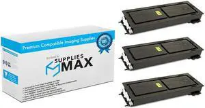 SuppliesMAX Compatible Replacement for Kyocera Mita KM-2540/KM-2560/KM-3040/KM-3060 Toner Cartridge (3/PK-20000 Page Yield) (TK-677) (1T02H00CS0_3PK)