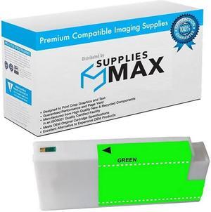 SuppliesMAX  Replacement for Stylus Pro 7700/7900/9700/9900/WT-7900 Green Wide Format Inkjet (350 ML) (T642B00)