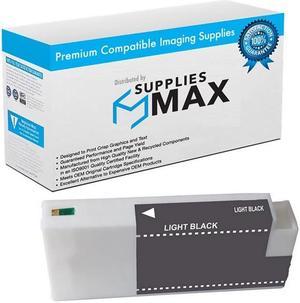 SuppliesMAX  Replacement for Stylus Pro 7700/7900/9700/9900/WT-7900 Light Black Wide Format Inkjet (350 ML) (T642700)