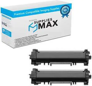 SuppliesMAX Compatible Replacement for Brother DCP-L2510/DCP-L2550/HL-L2310/HL-L2350/HL-L2370/HL-L2395/MFC-L2710/MFC-L2730/MFC-L2750DW Jumbo Toner Cartridge (2/PK-6000 Page Yield) (TN-760J_2PK) SuppliesMAX Compatible Replacement for Brother DCP-L2510/DCP-L2550/HL-L2310/HL-L2350/HL-L2370/HL-L2395/MFC-L2710/MFC-L2730/MFC-L2750DW Jumbo Toner Cartridge (2/PK-6000 Page Yield) (TN-760J_2PK)