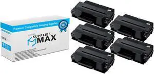 SuppliesMAX Compatible Replacement for Samsung ML-3310/3312/3710/3712/SCX-4833/4835/5637/5739 Standard Yield Toner Cartridge (5/PK-2000 Page Yield) (SU963A-S_5PK)