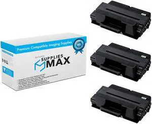 SuppliesMAX Compatible Replacement for Samsung ML-3310/3312/3710/3712/SCX-4833/4835/5637/5739 Standard Yield Toner Cartridge (3/PK-2000 Page Yield) (SU963A-S_3PK)