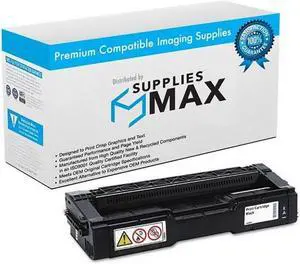 SuppliesMAX Compatible Replacement for Ricoh M-C250FW/M-C250FWB/P-C301W Black Toner Cartridge (6900 Page Yield) (TYPE M-C250H) (408336)