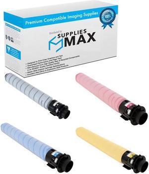 SuppliesMAX Compatible Replacement for Lanier IM-C4500/IM-C5500/IM-C5500A/IM-C6000 Toner Cartridge Combo Pack (BK/C/M/Y) (TYPE IM-C6000) (84228BCMY)