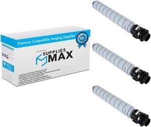SuppliesMAX Compatible Replacement for Lanier IM-C4500/IM-C5500/IM-C5500A/IM-C6000 Black Toner Cartridge (3/PK-33000 Page Yield) (TYPE IM-C6000) (842279_3PK)