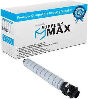 SuppliesMAX Compatible Replacement for Savin IM-C4500/IM-C5500/IM-C5500A/IM-C6000 Black Toner Cartridge (33000 Page Yield) (TYPE IM-C6000) (842279)