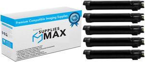 SuppliesMAX  Replacement for B7025/B7030/B7035 Black Standard Yield Toner Cartridge (5/PK-15500 Page Yield) (106R03393_5PK)