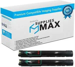 SuppliesMAX  Replacement for Versalink C7000DN/C7000N Black High Yield Toner Cartridge (2/PK-10700 Page Yield) (106R03769_2PK)