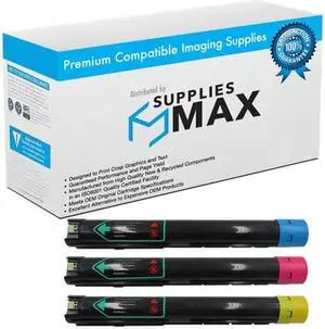 SuppliesMAX  Replacement for Versalink C7000DN/C7000N High Yield Toner Cartridge Combo Pack (C/M/Y) (106R0376CMY)