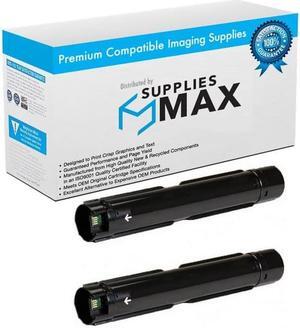 SuppliesMAX  Replacement for Versalink C7020/C7025/C7030 Black High Yield Toner Cartridge (2/PK-23600 Page Yield) (106R03745_2PK)